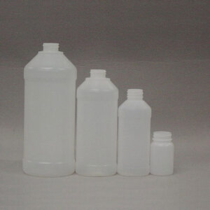 HDPE Modern Round Bottles