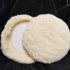 White Wool Buffing Pad – 8″