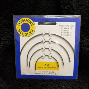 Curved Round Point Needles – Pack of 4